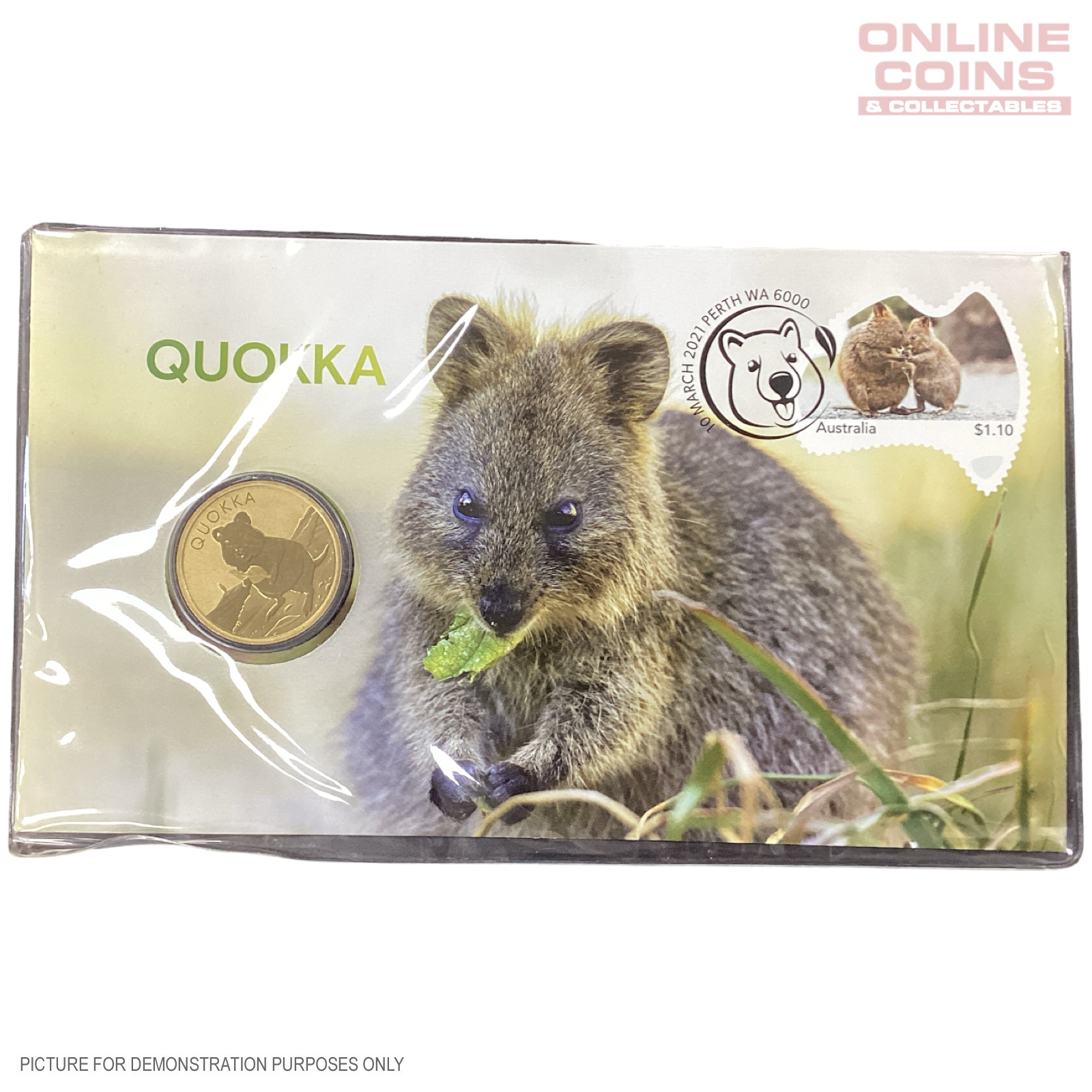 2021 - Australia Post - Perth Mint - Quokka PNC